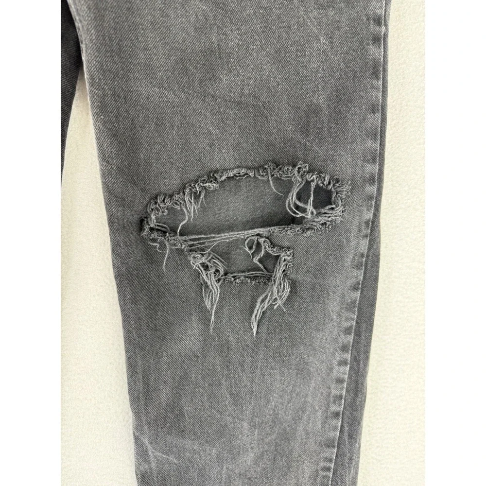 Levi Silvertab Black Jeans Women's Sz 28x31‎ Distressed Skateboard Grunge Baggy